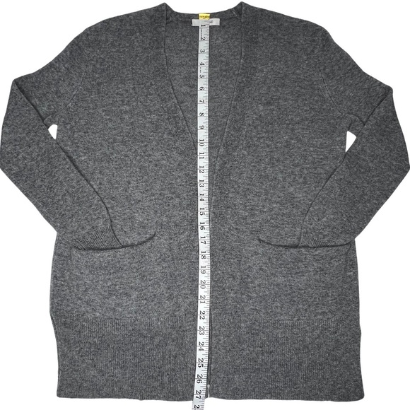 Madewell Cozy Walker Cardigan Alpaca Wool Blend Heather Evening Gray XS M4226 - Picture 11 of 16